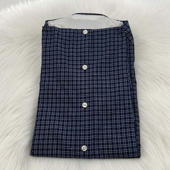 Club Room Slim Fit Long Sleeve - Blue Plaid - Large - New with tags - Picture 4 of 4